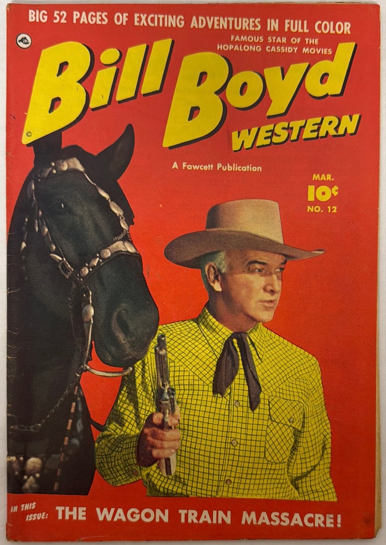 Bill Boyd Western 12 Fawcett Comic Book (1 of 8)