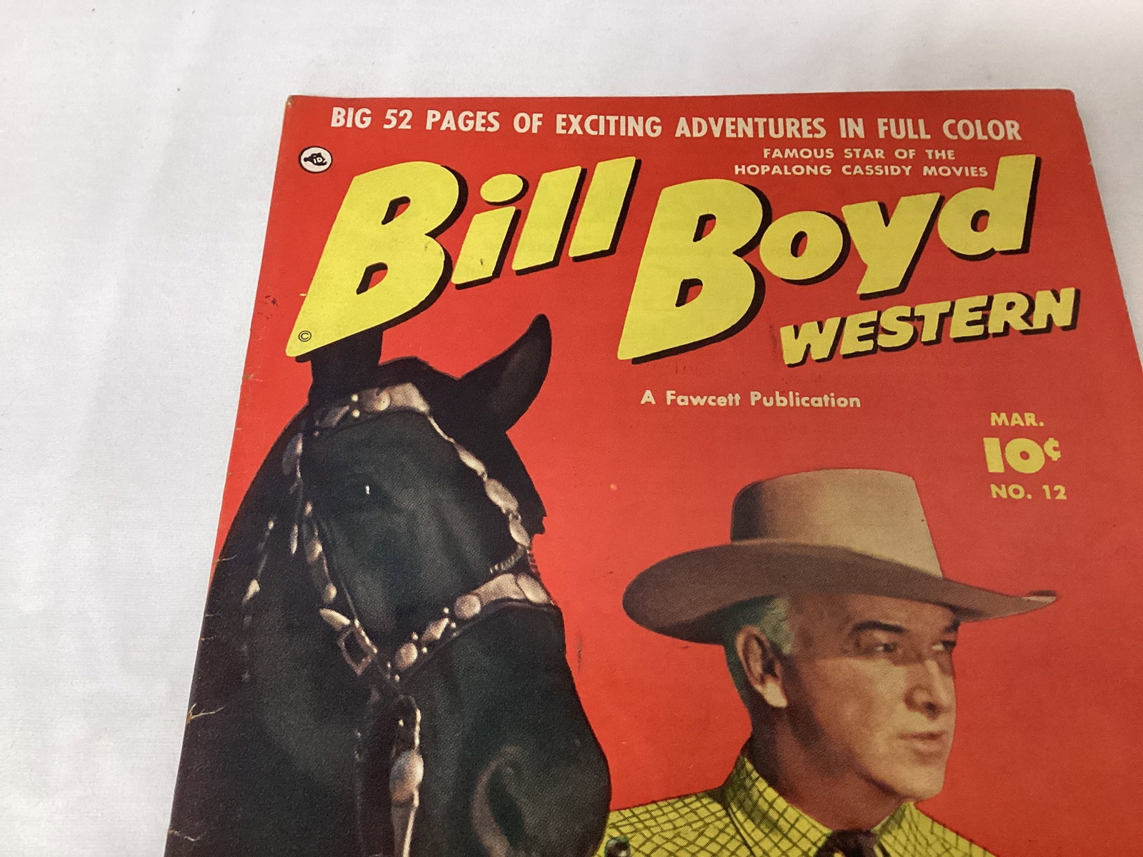 Bill Boyd Western 12 Fawcett Comic Book - 2