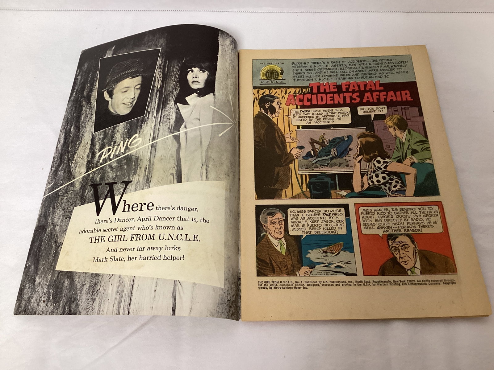 The Girl from U.N.C.L.E. 1 Gold Key Comic Book - 6