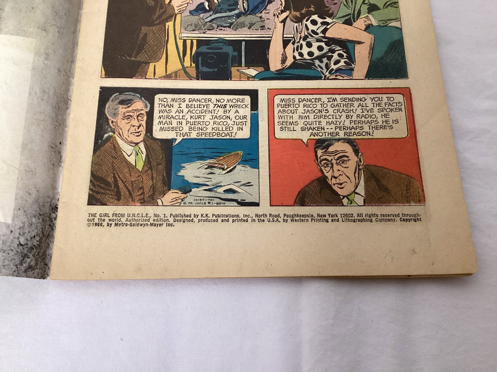 The Girl from U.N.C.L.E. 1 Gold Key Comic Book - 7