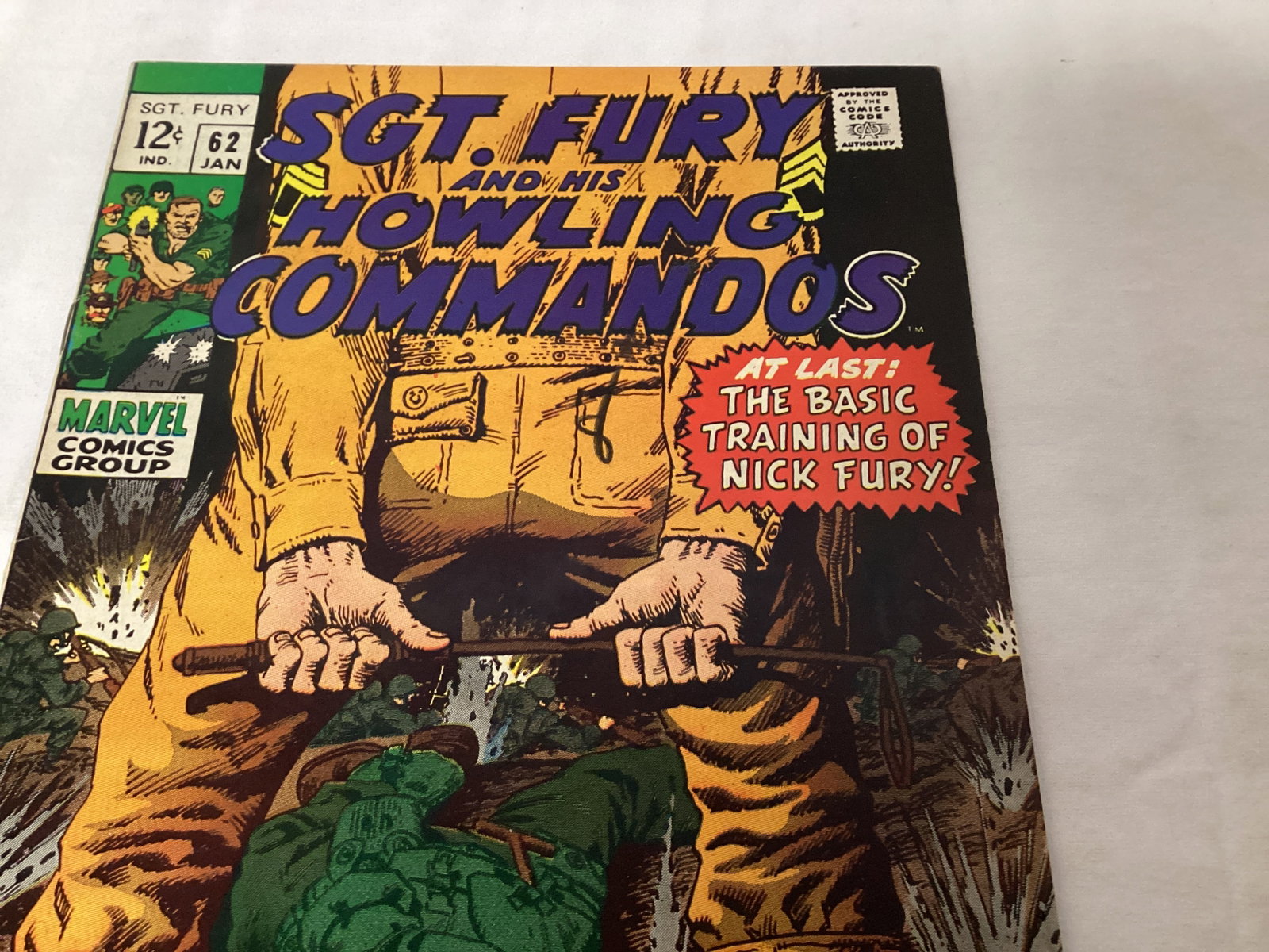 Sgt. Fury and His Howling Commandos 62 Marvel Comic Book - 3