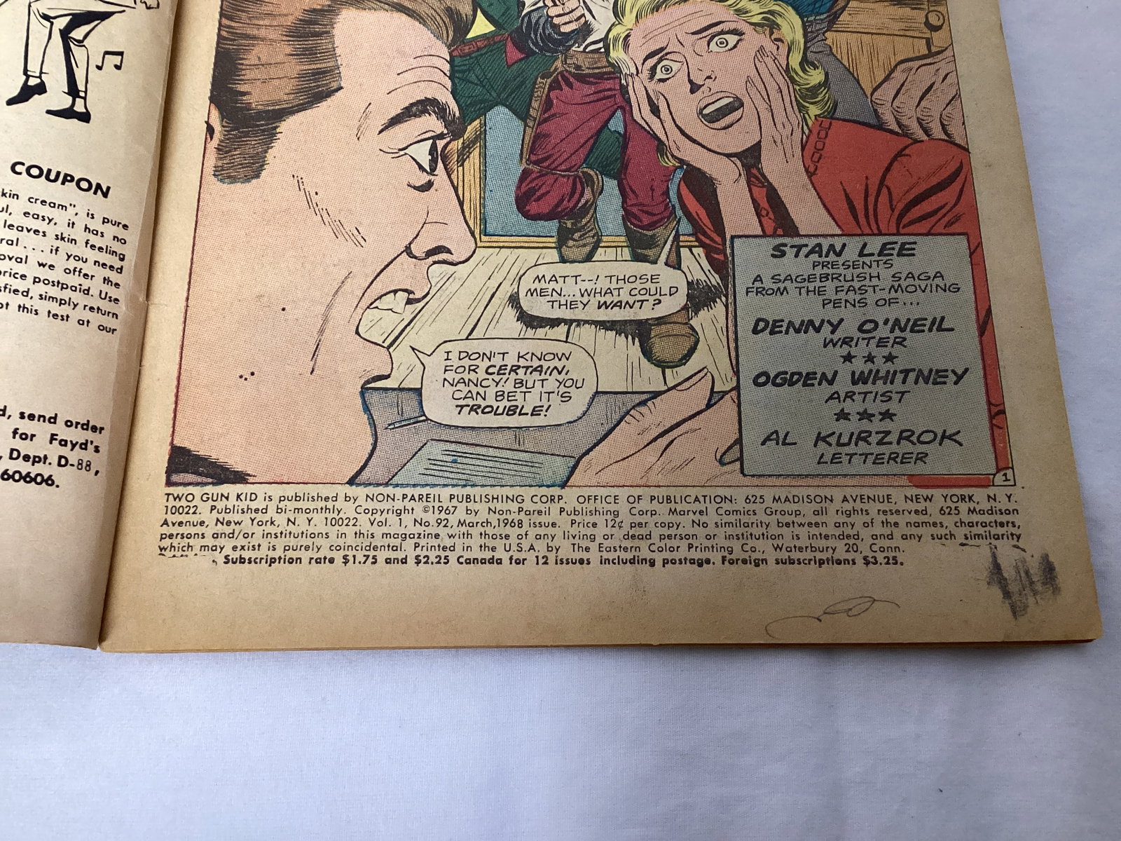 Two Gun Kid 92 Marvel Western Comic Book - 7