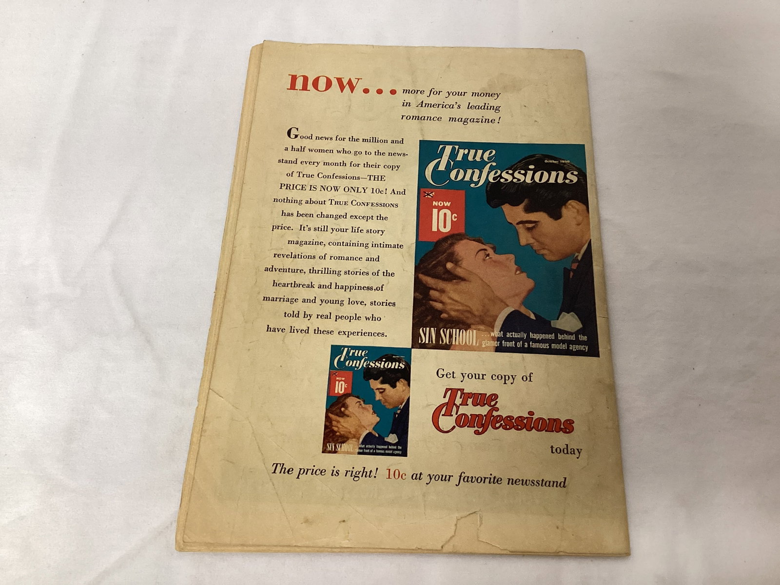 Romantic Secrets 16 Fawcett Comic Book - 8