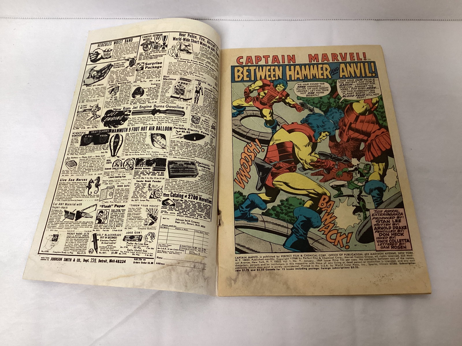 Captain Marvel 9 Marvel Comic Book - 6