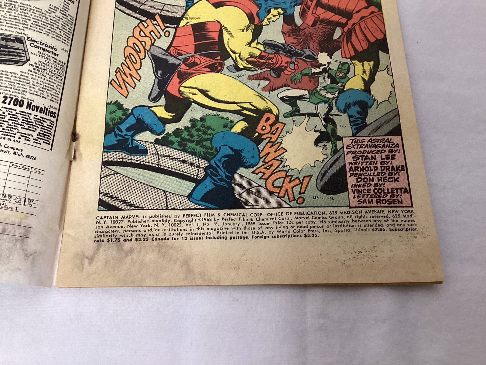 Captain Marvel 9 Marvel Comic Book - 7