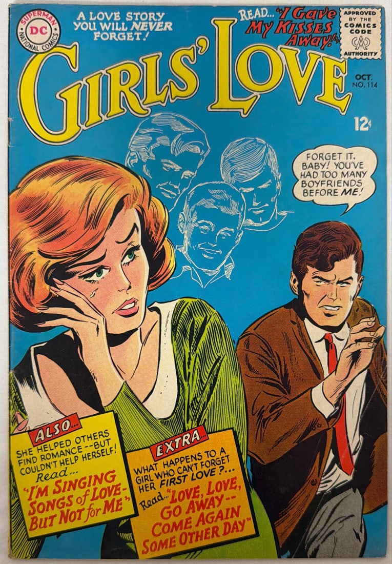 Girls' Love 114 DC Comic Book: 1965, please preview and see all photos for condition