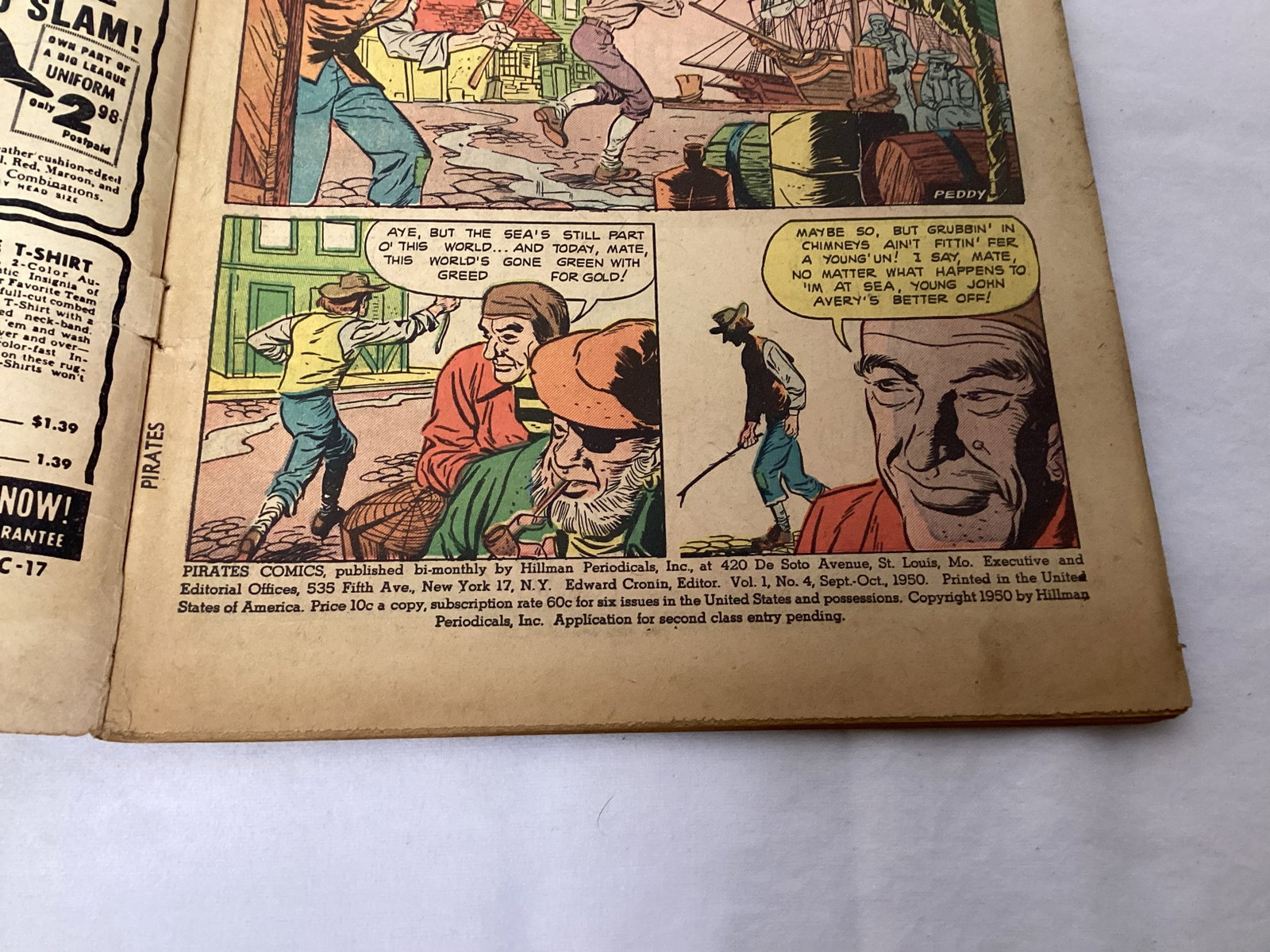 Pirates Comics 4 Hillman Comic Book - 7