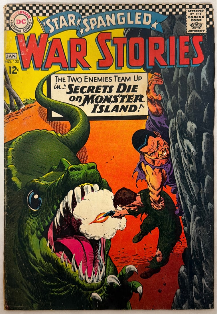 Star Spangled War Stories 130 DC Comic Book: 1967, please preview and see all photos for condition