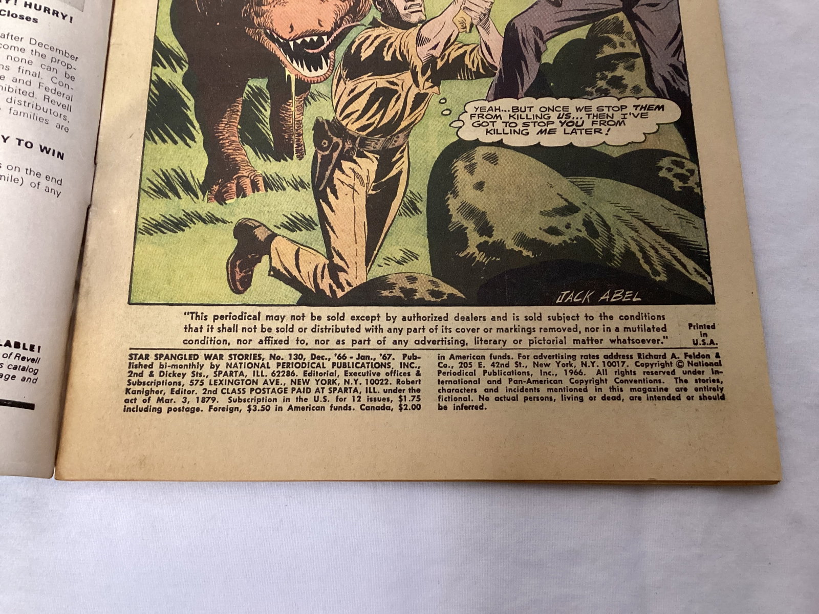 Star Spangled War Stories 130 DC Comic Book - 7