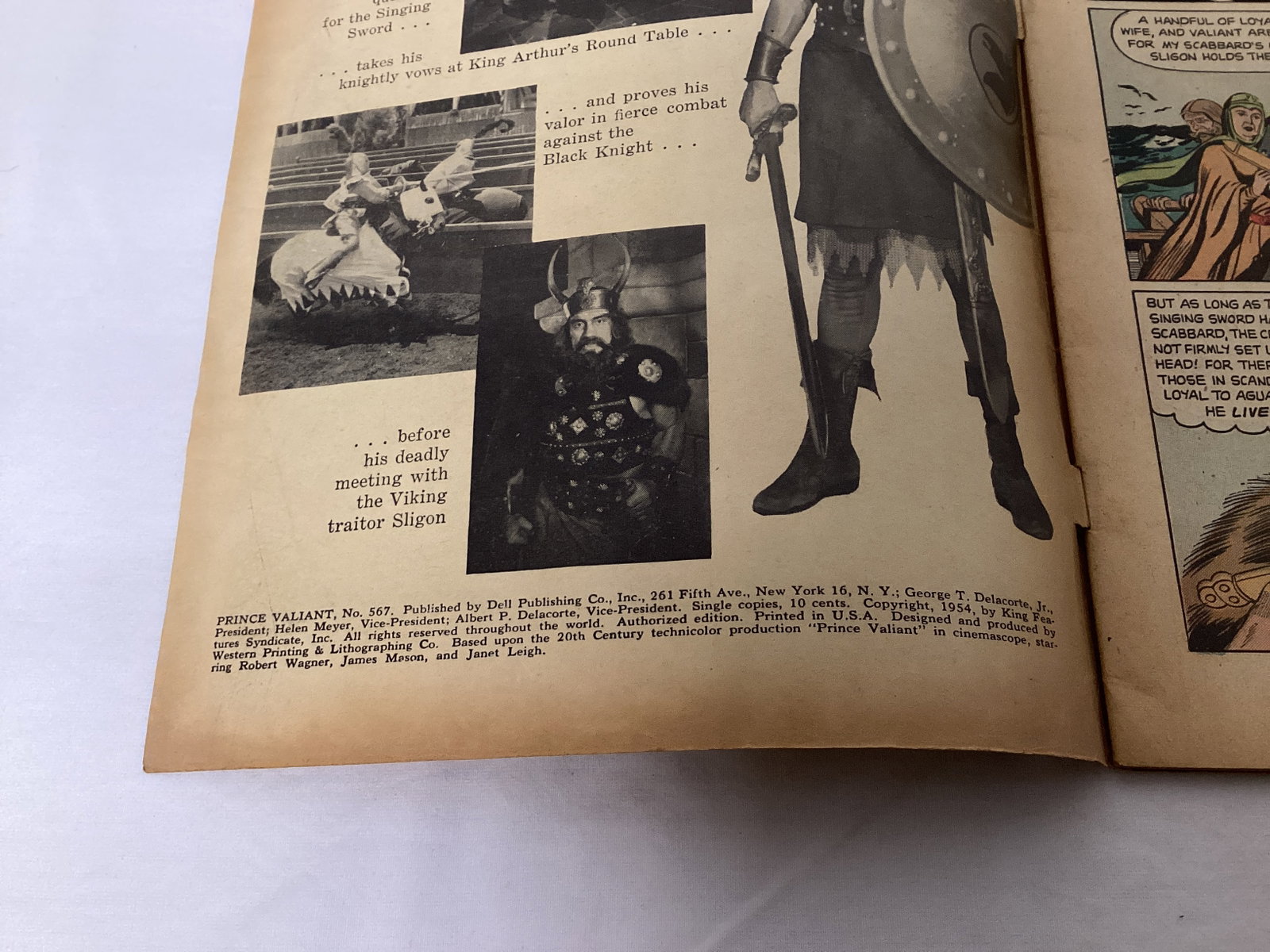 Four Color 567 Dell Prince Valiant Comic Book - 7