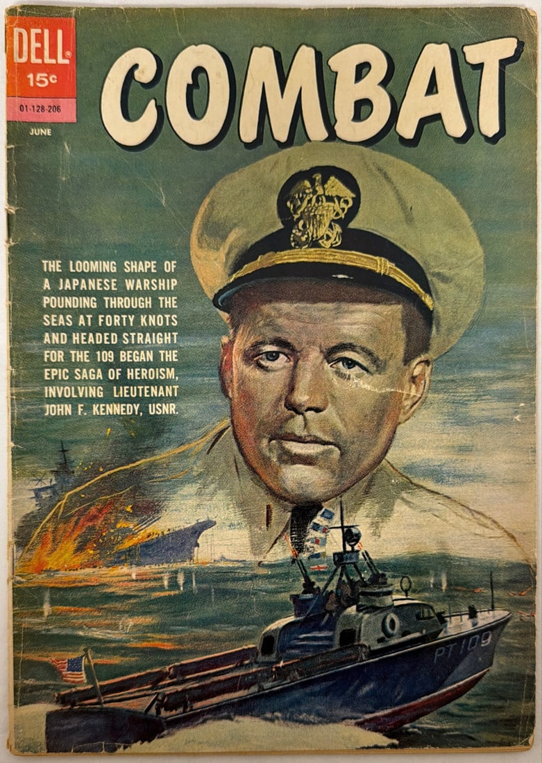 Combat 4 Dell War Comic Book: 1962, please preview and see all photos for condition