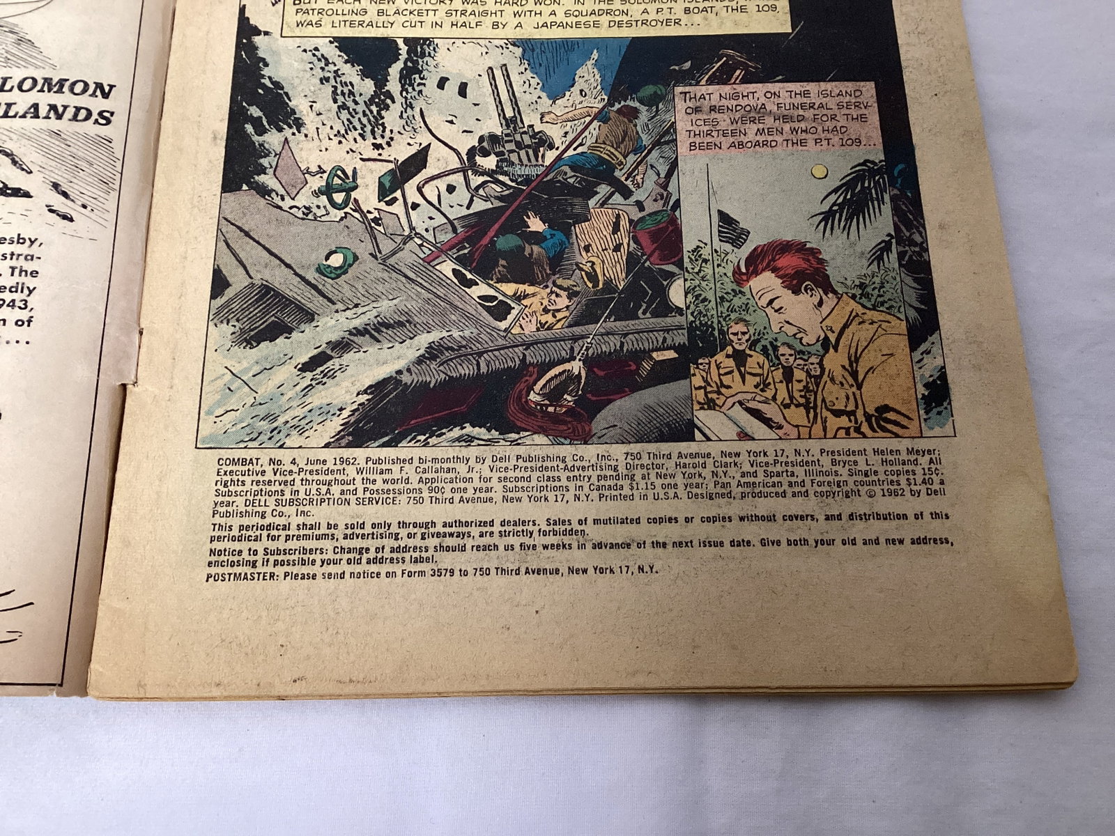 Combat 4 Dell War Comic Book - 7