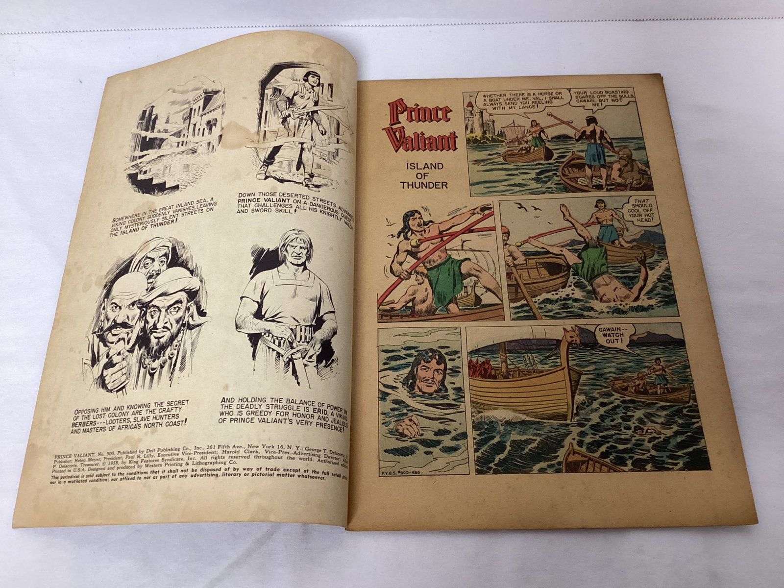 Four Color 900 Dell Prince Valiant Comic Book - 6