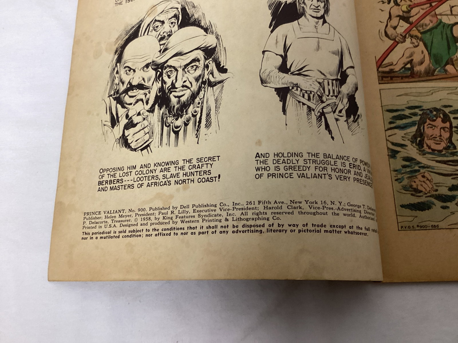 Four Color 900 Dell Prince Valiant Comic Book - 7