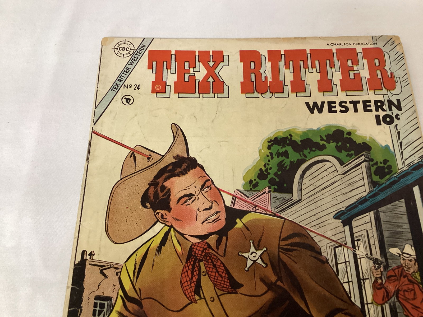 Tex Ritter Western 24 Charlton Comic Book - 2