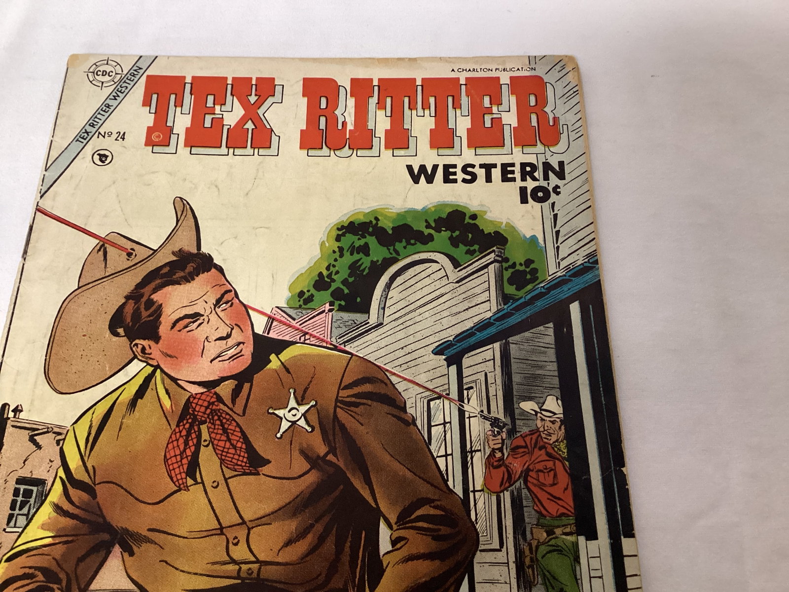 Tex Ritter Western 24 Charlton Comic Book - 3