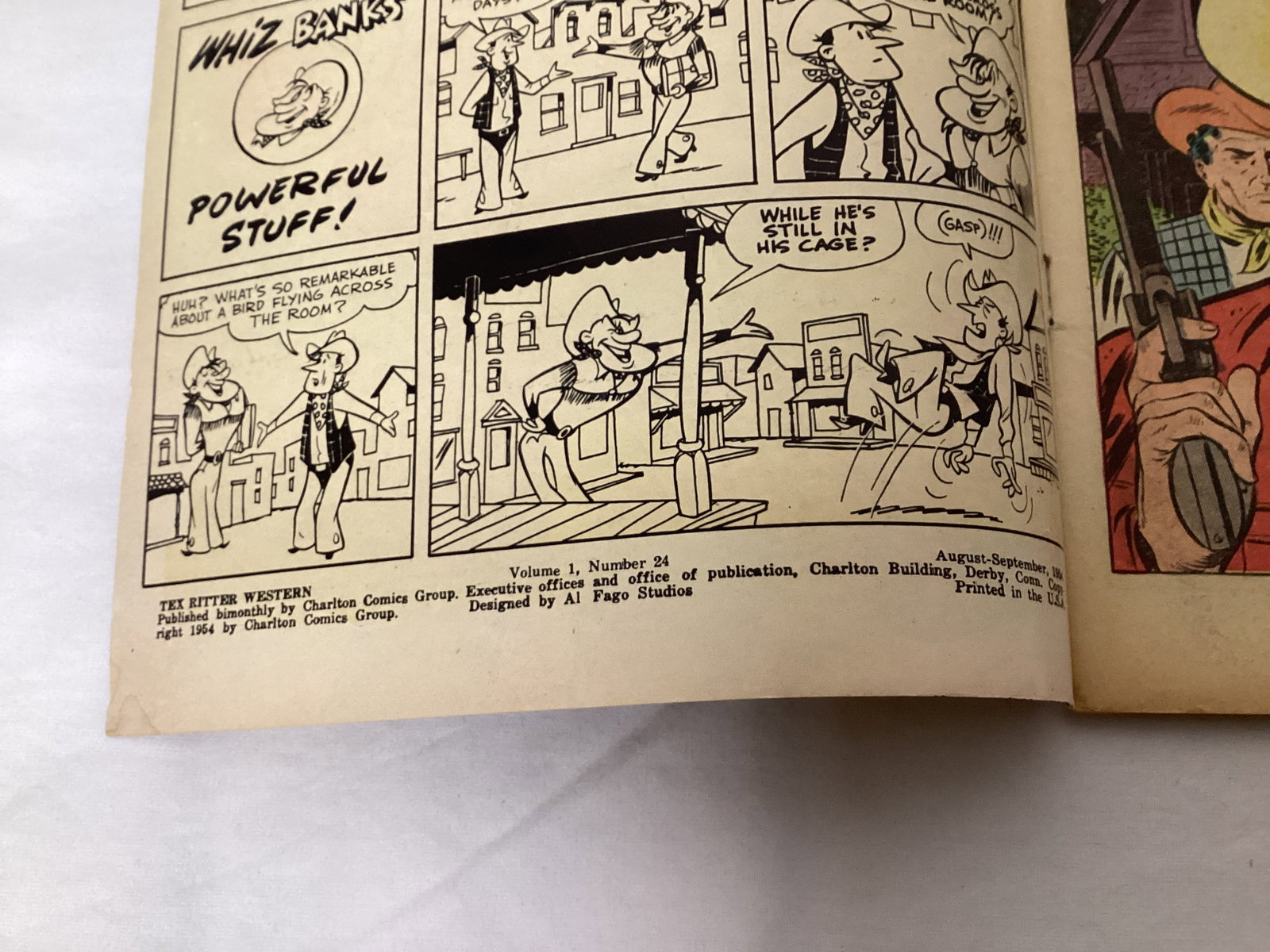 Tex Ritter Western 24 Charlton Comic Book - 7