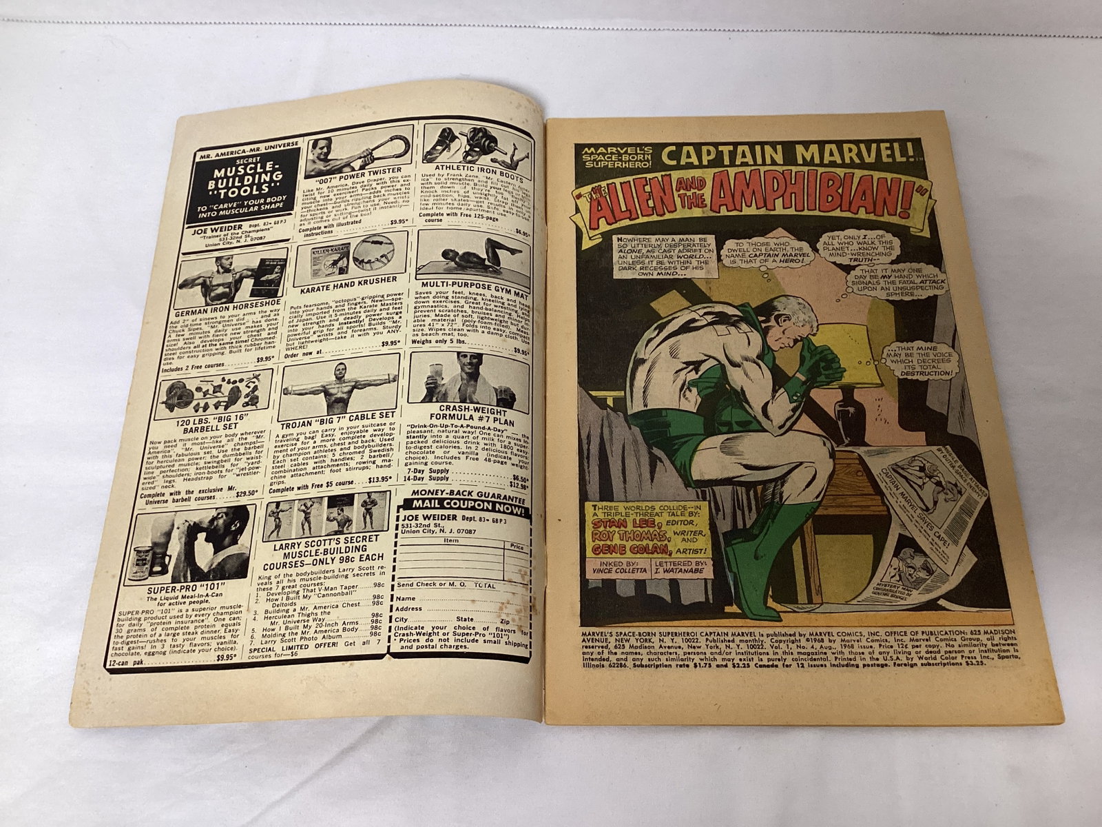 Captain Marvel 4 Marvel Comic Book - 6