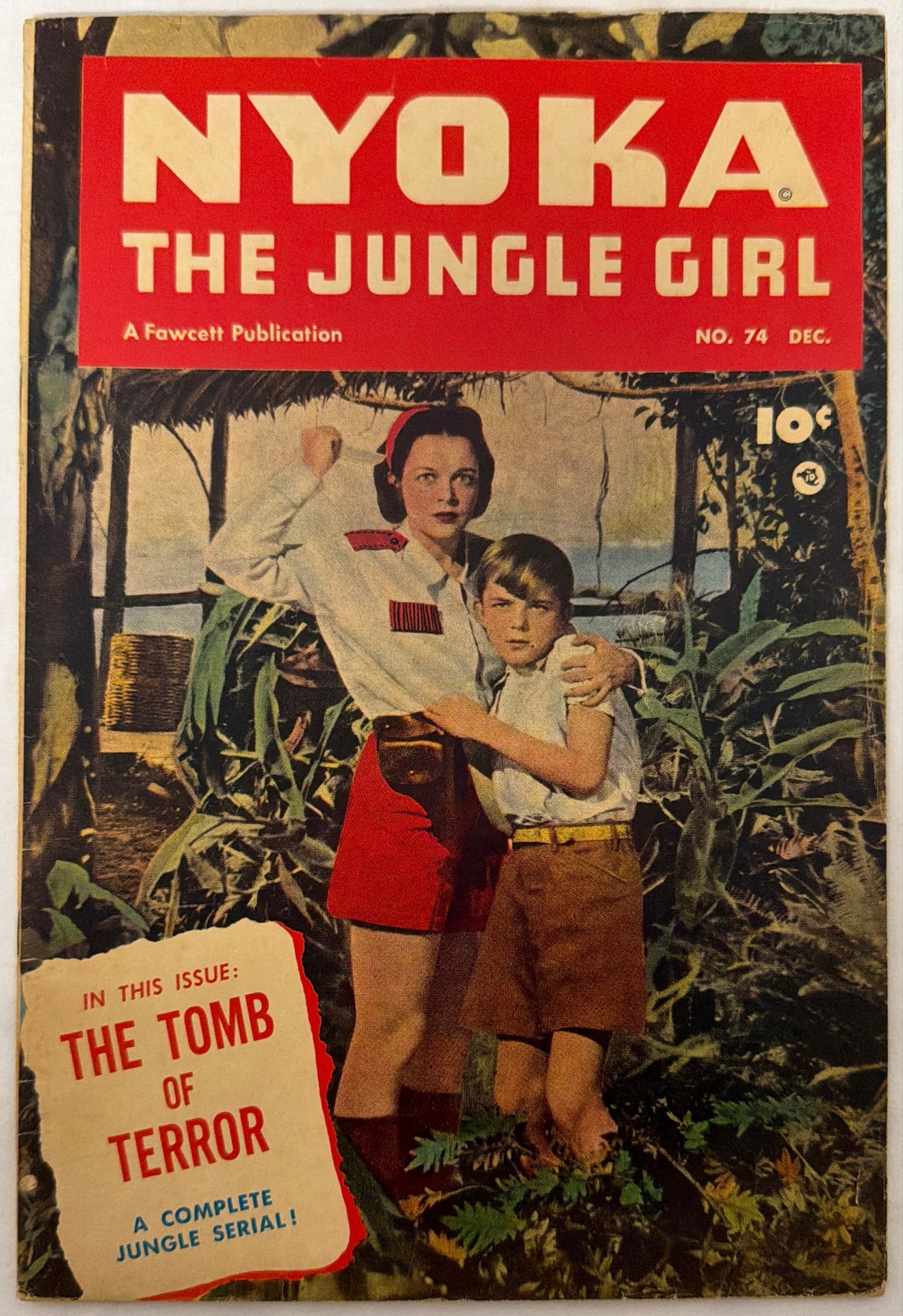 Nyoka the Jungle Girl 74 Fawcett Comic Book: 1952, please preview and see all photos for condition