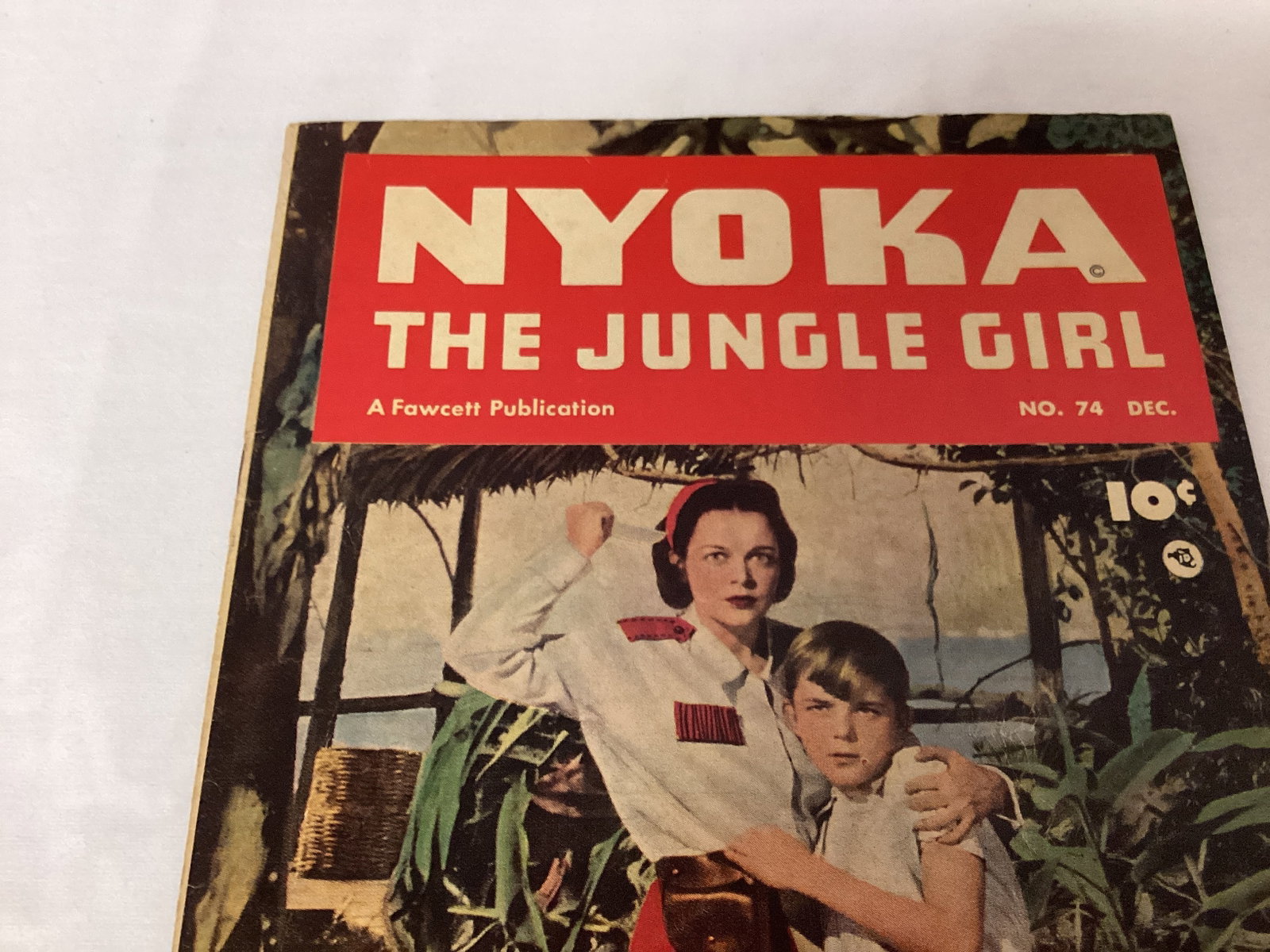 Nyoka the Jungle Girl 74 Fawcett Comic Book - 2