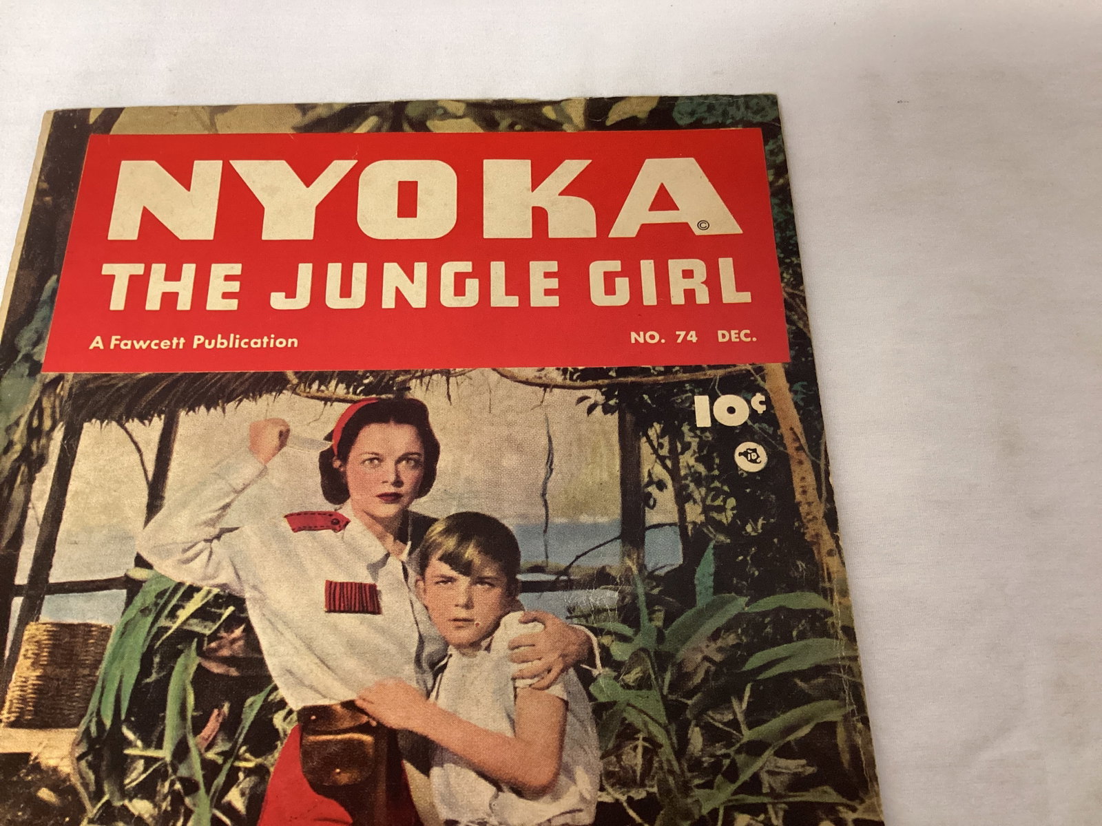 Nyoka the Jungle Girl 74 Fawcett Comic Book - 3
