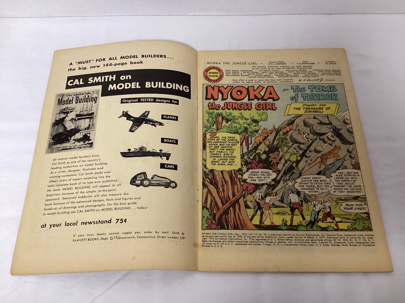 Nyoka the Jungle Girl 74 Fawcett Comic Book - 6