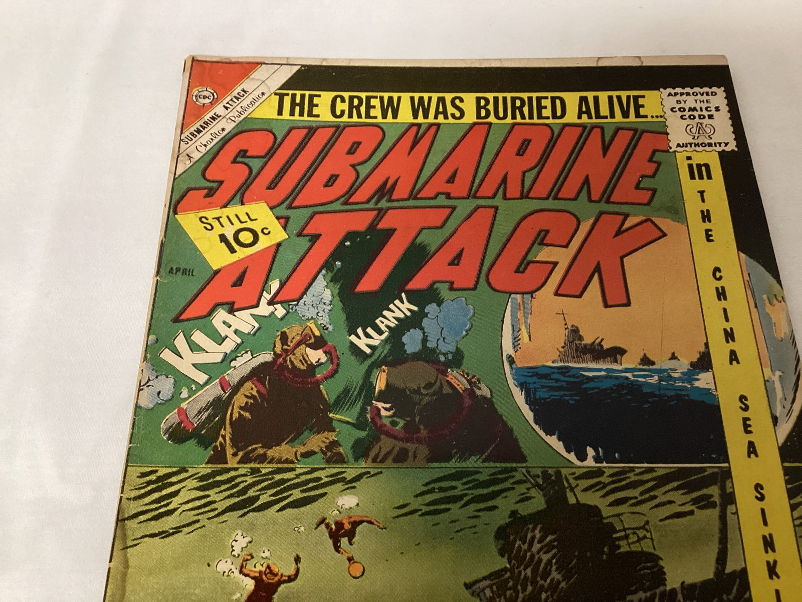 Submarine Attack 27 Charlton War Comic Book - 2