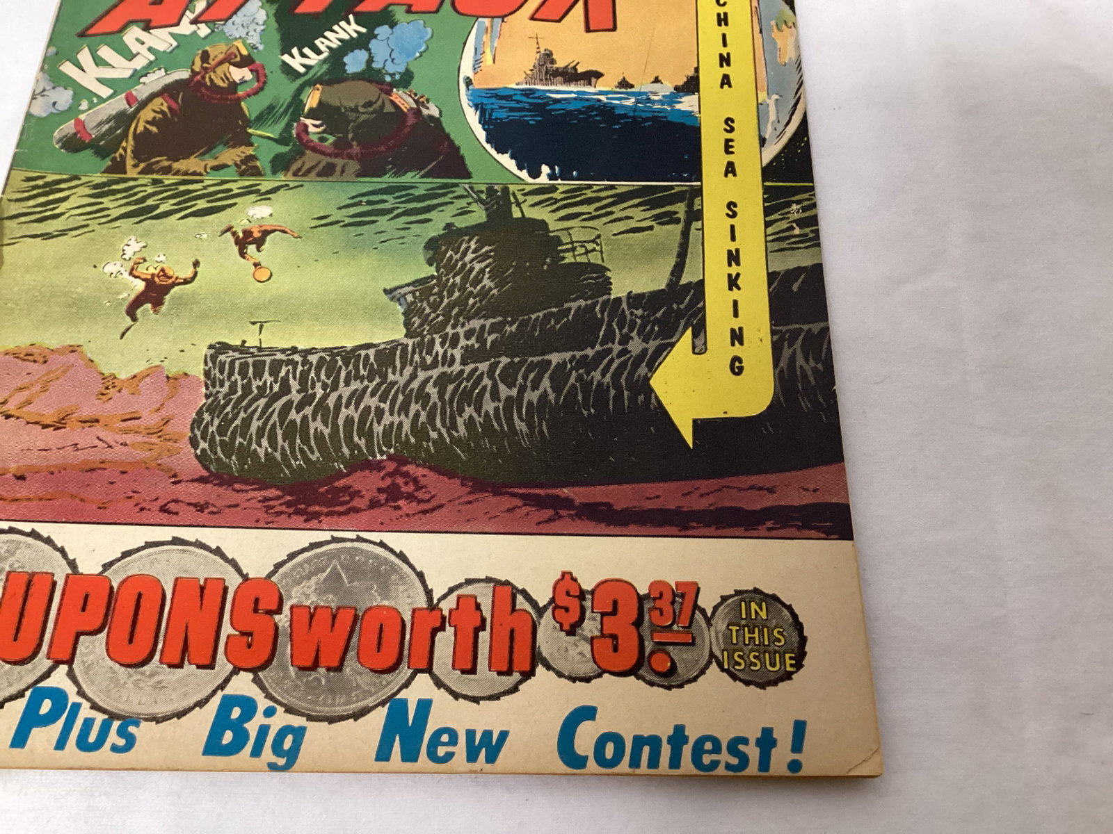 Submarine Attack 27 Charlton War Comic Book - 5