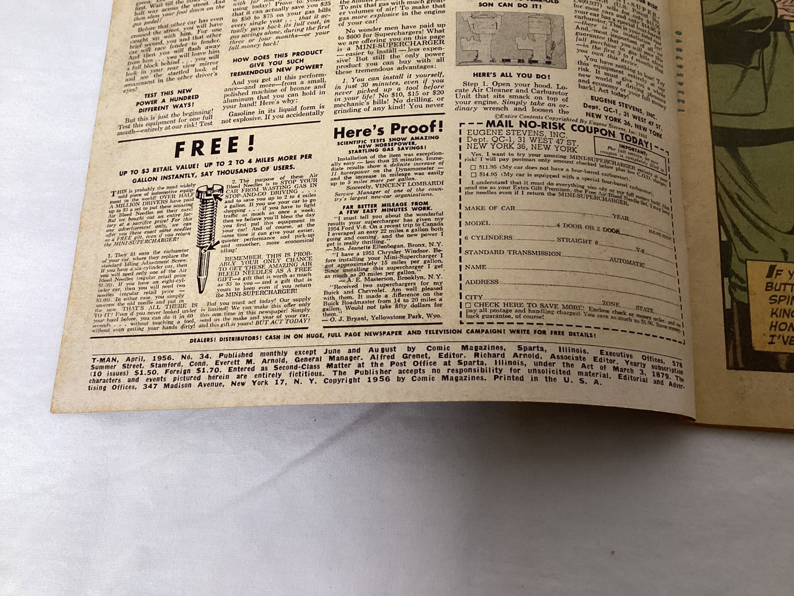 T-Man 34 Quality Comic Book - 7