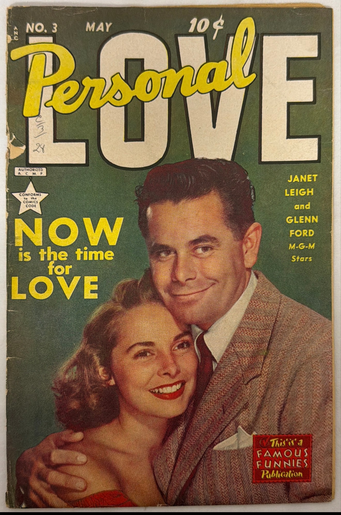 Personal Love 3 Famous Funnies Comic Book: 1950, please preview and see all photos for condition