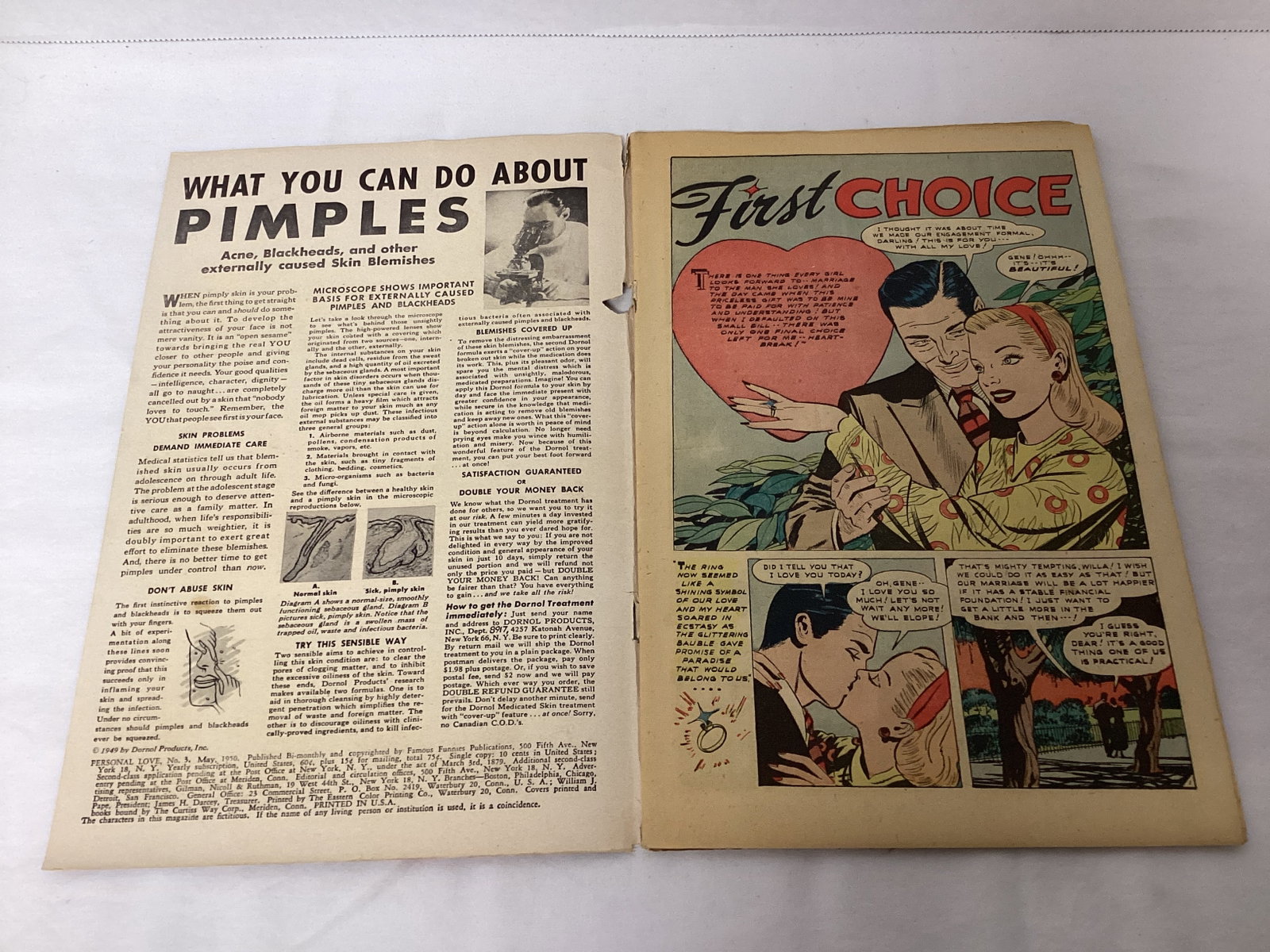 Personal Love 3 Famous Funnies Comic Book - 6