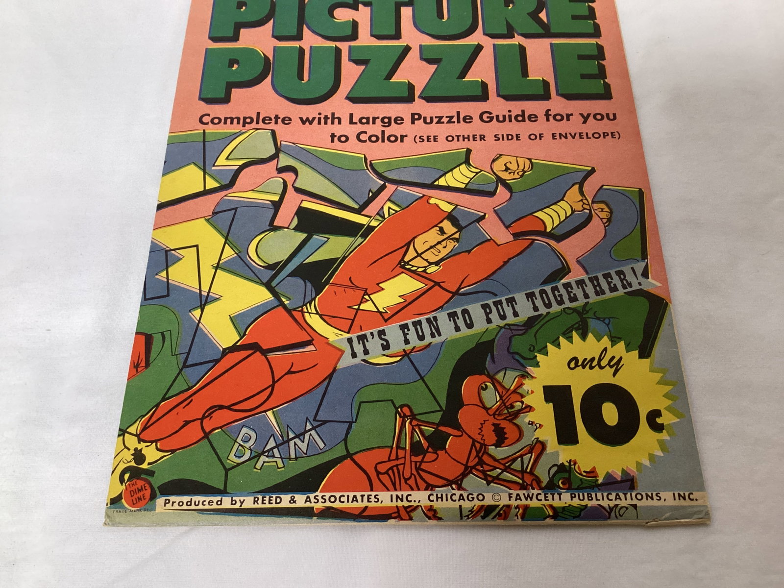 Fawcett Captain Marvel Picture Puzzle 1 - 3