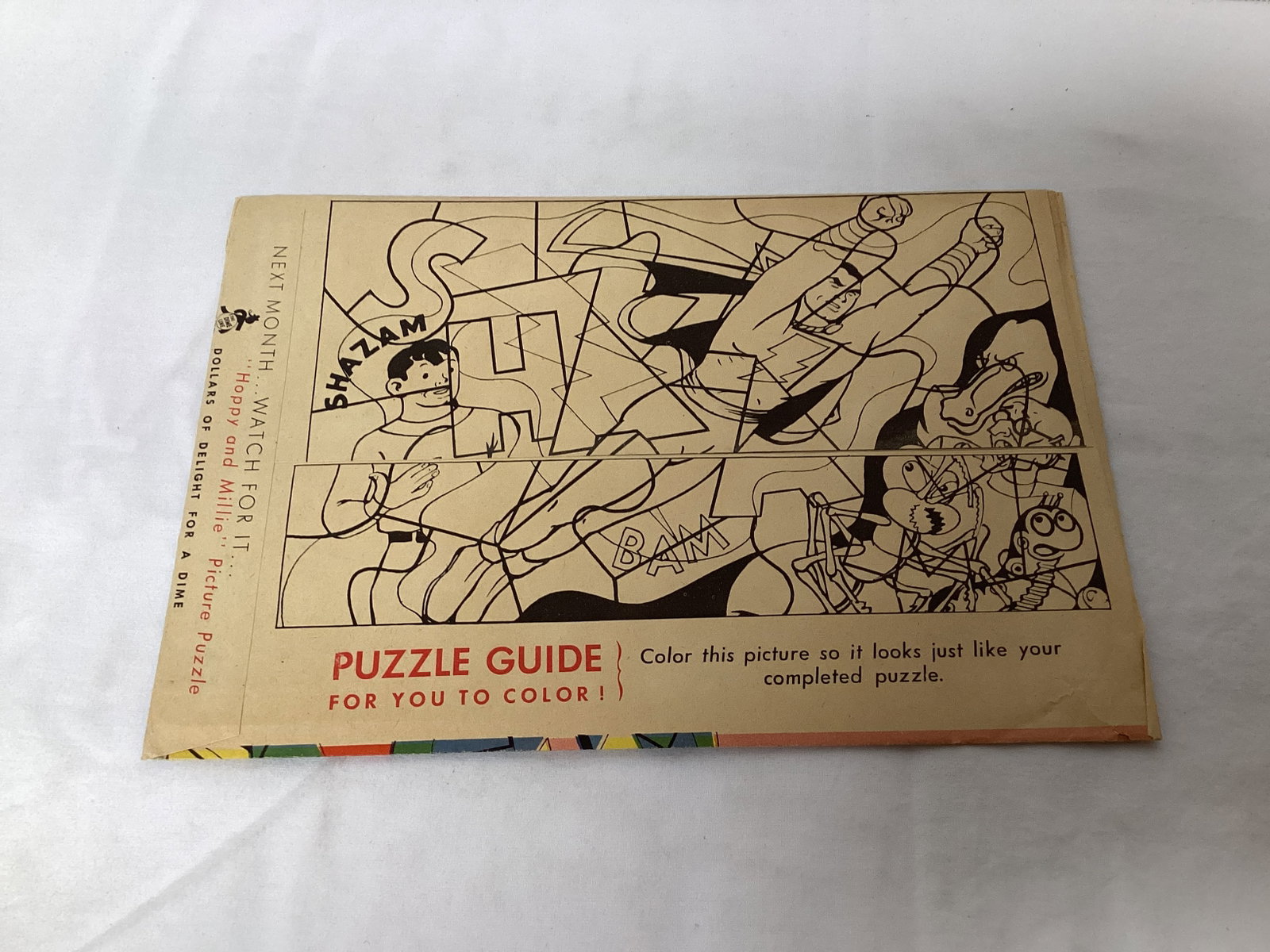 Fawcett Captain Marvel Picture Puzzle 1 - 4