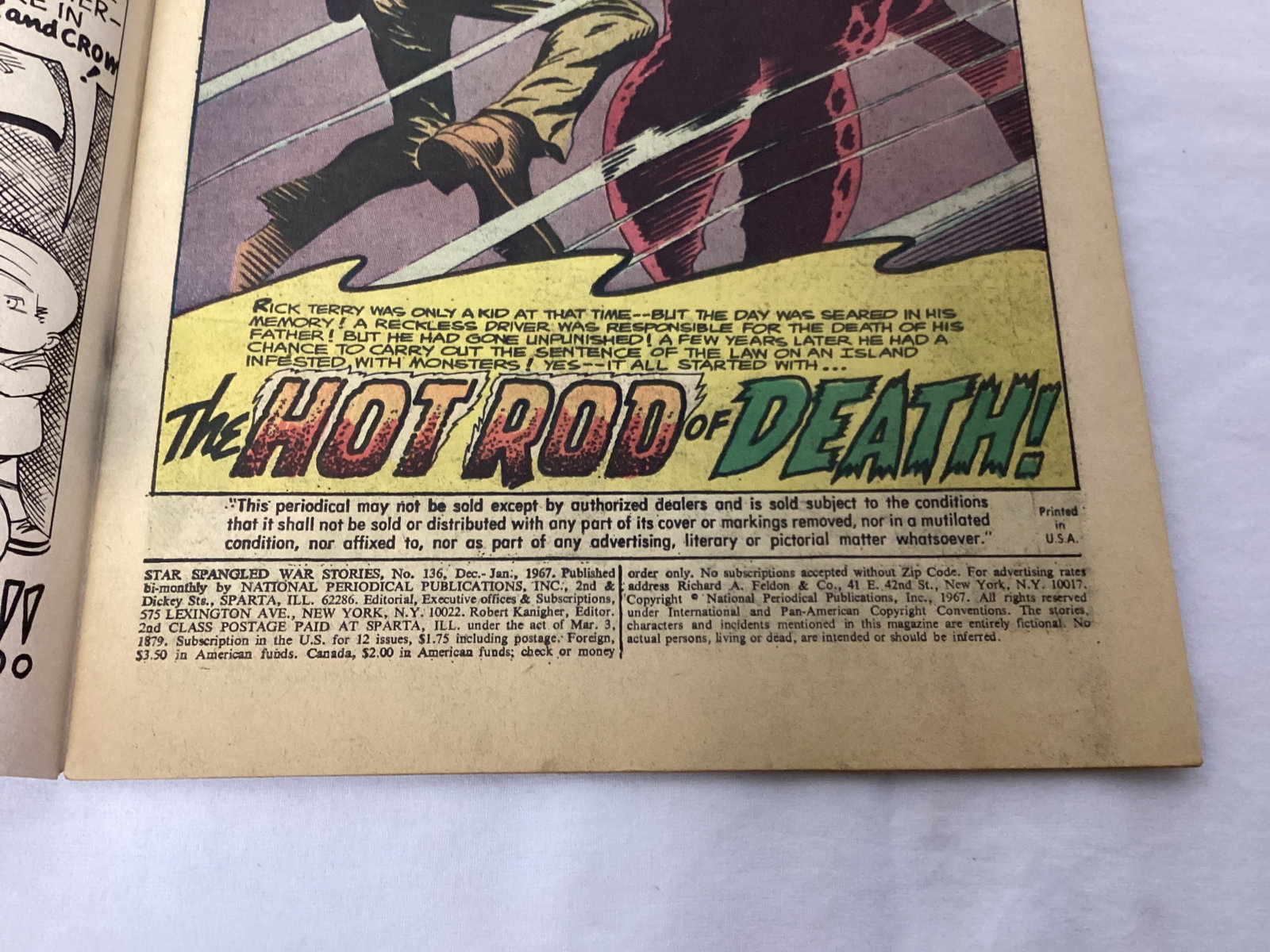 Star Spangled War Stories 136 DC Comic Book - 7