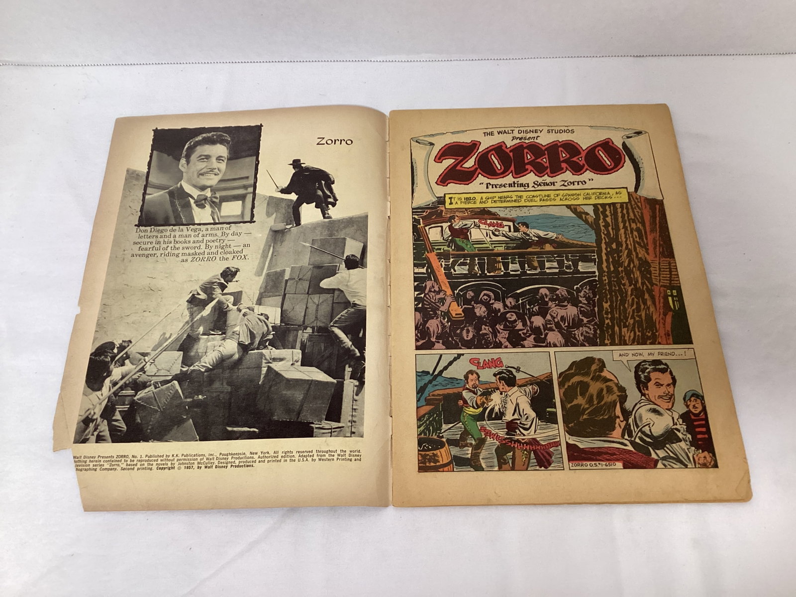 Walt Disney Presents Zorro 1 Gold Key Comic Book - 6