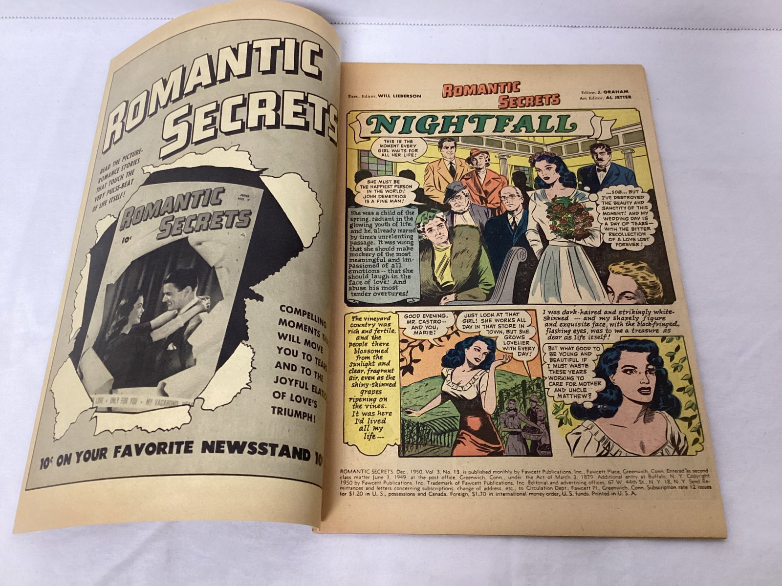 Romantic secrets 13 Fawcett Comic Book - 6