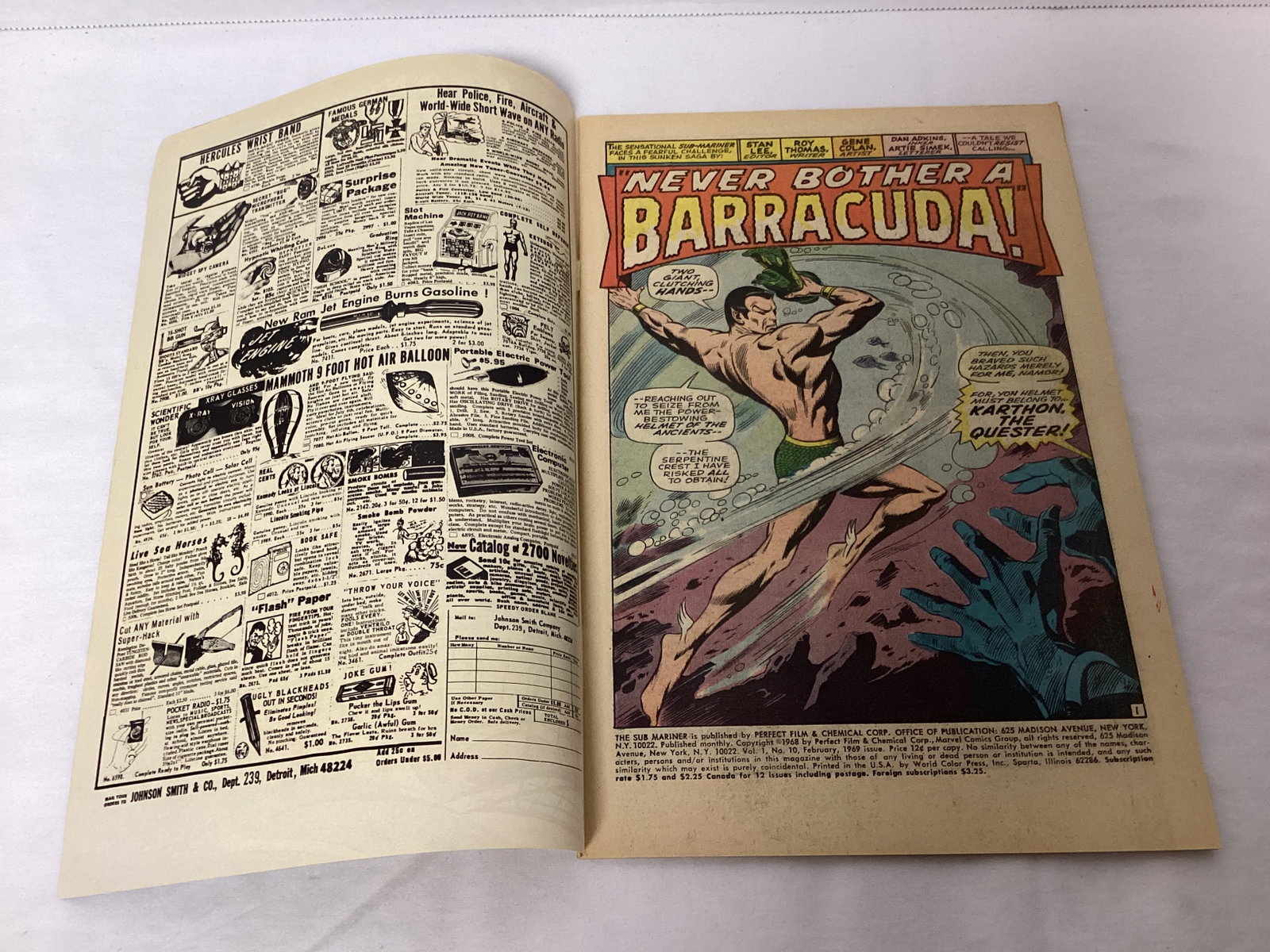 Submariner 10 Marvel Comic Book - 6