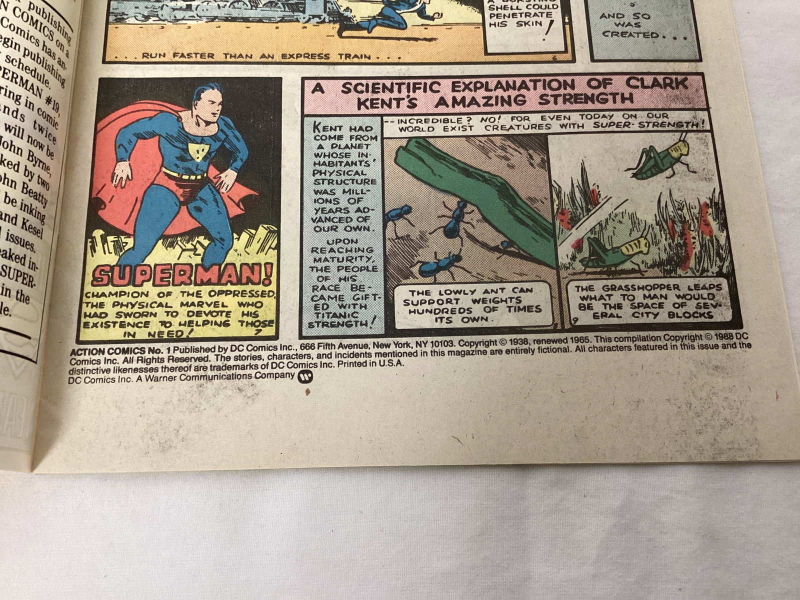 Action Comics 1 DC Superman Reprint Comic Book - 7