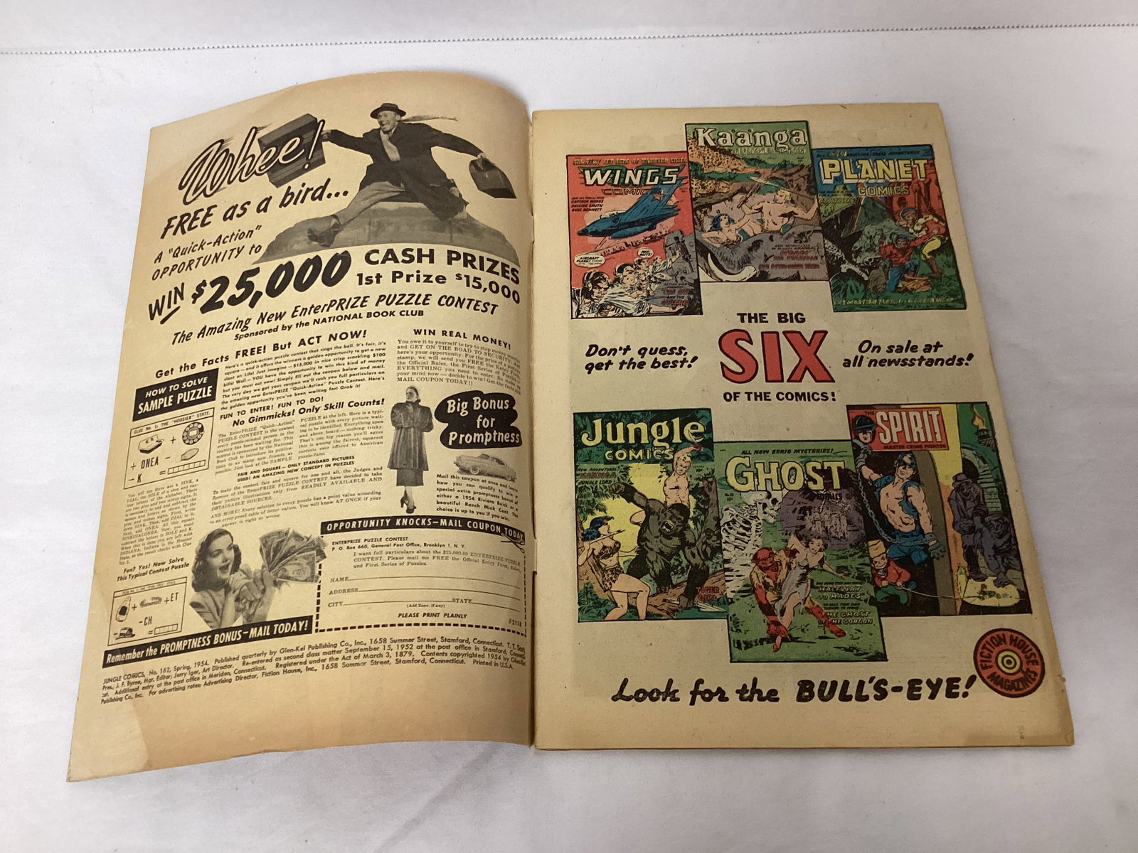 Jungle Comics 162 Fiction House Comic Book - 6
