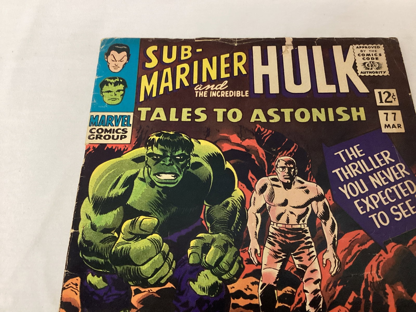 Tales to Astonish 77 Marvel Hulk Submariner Comic Book - 2