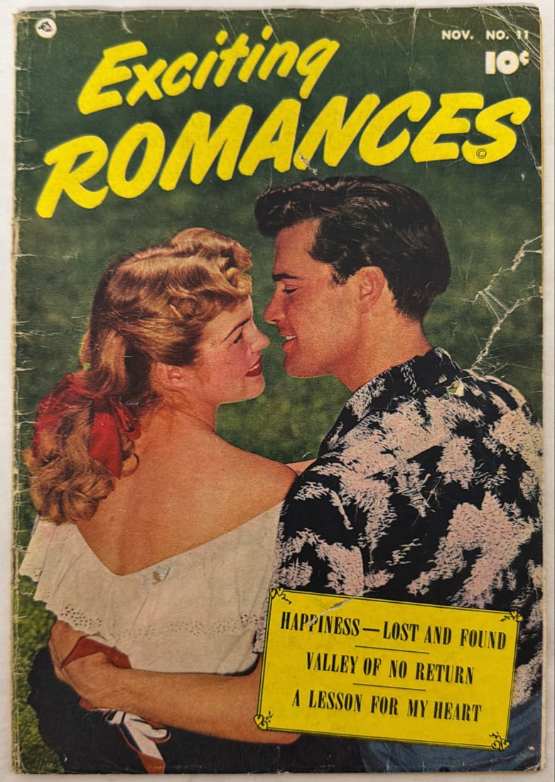 Exciting Romances 11 Fawcett Comic Books: 1952, please preview and see all photos for condition