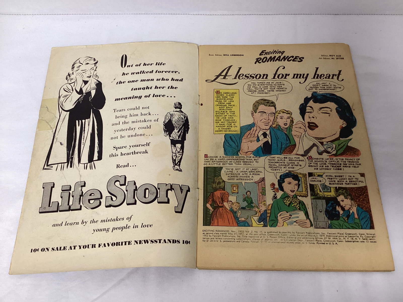 Exciting Romances 11 Fawcett Comic Books - 6
