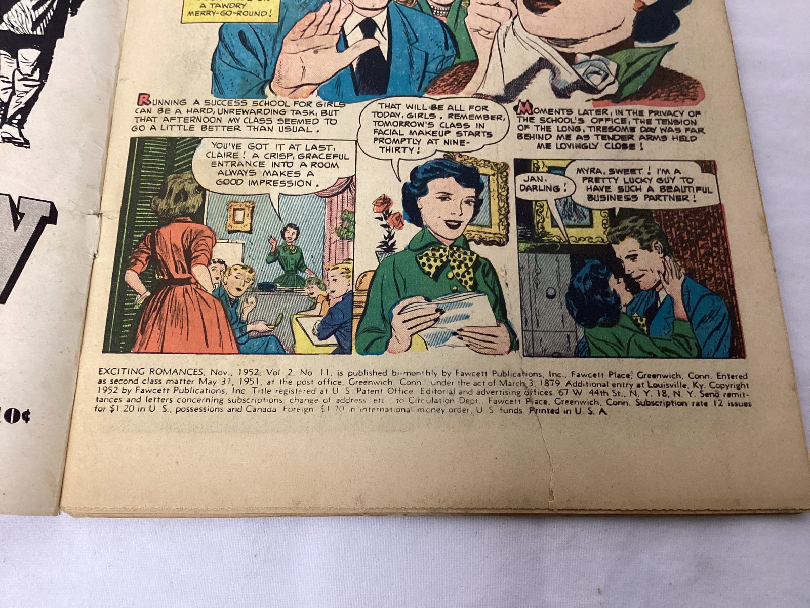 Exciting Romances 11 Fawcett Comic Books - 7