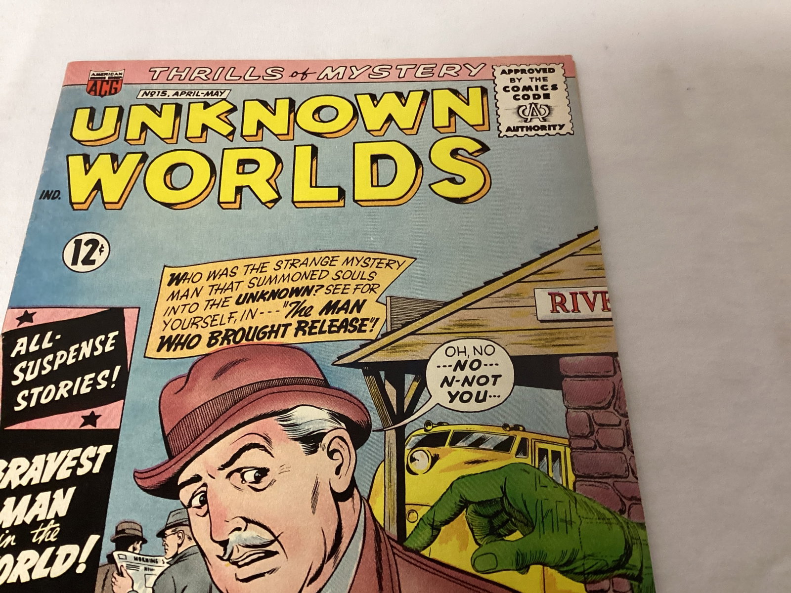 Unknown Worlds 15 ACG Comic Book - 3