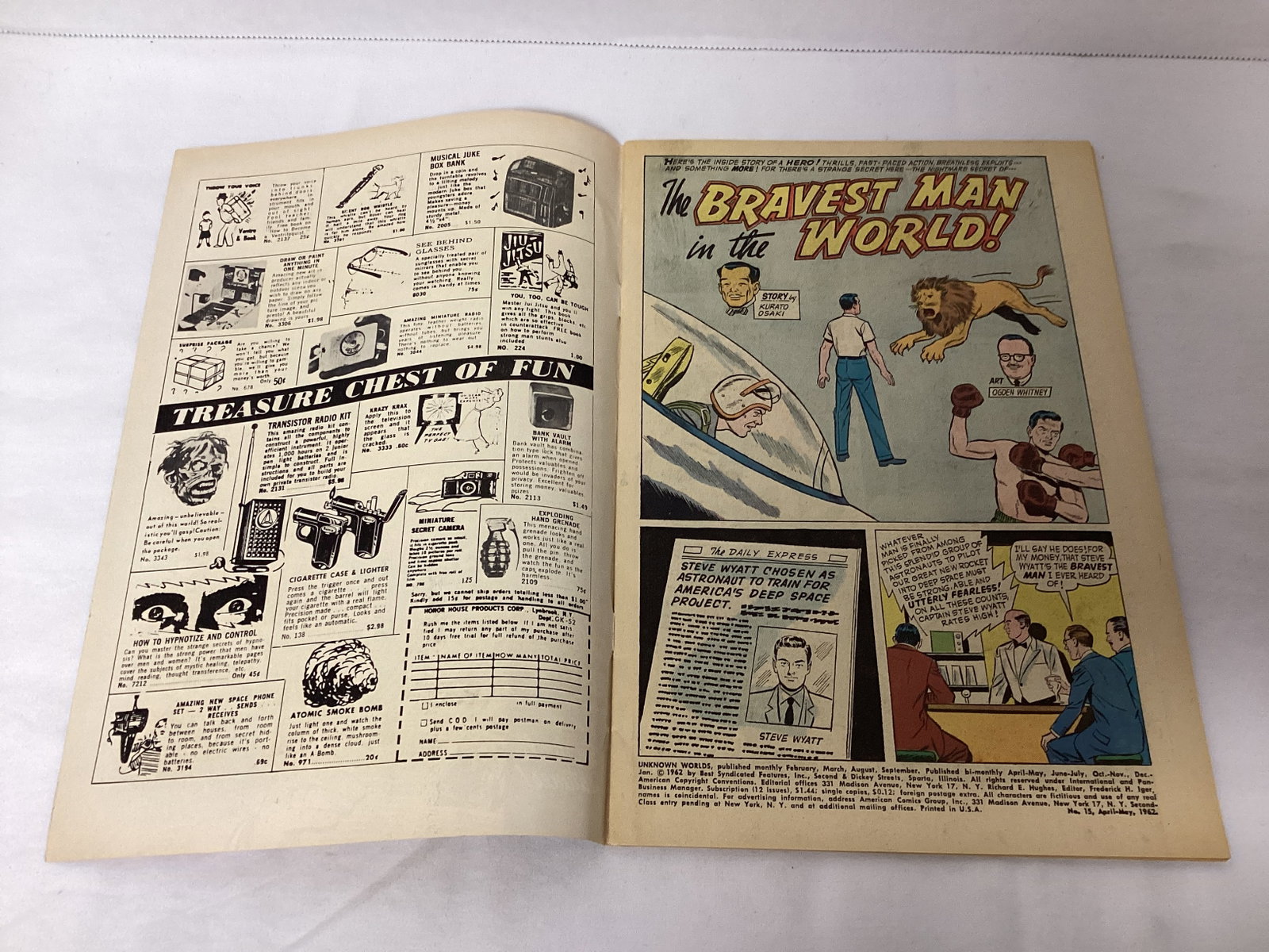 Unknown Worlds 15 ACG Comic Book - 6