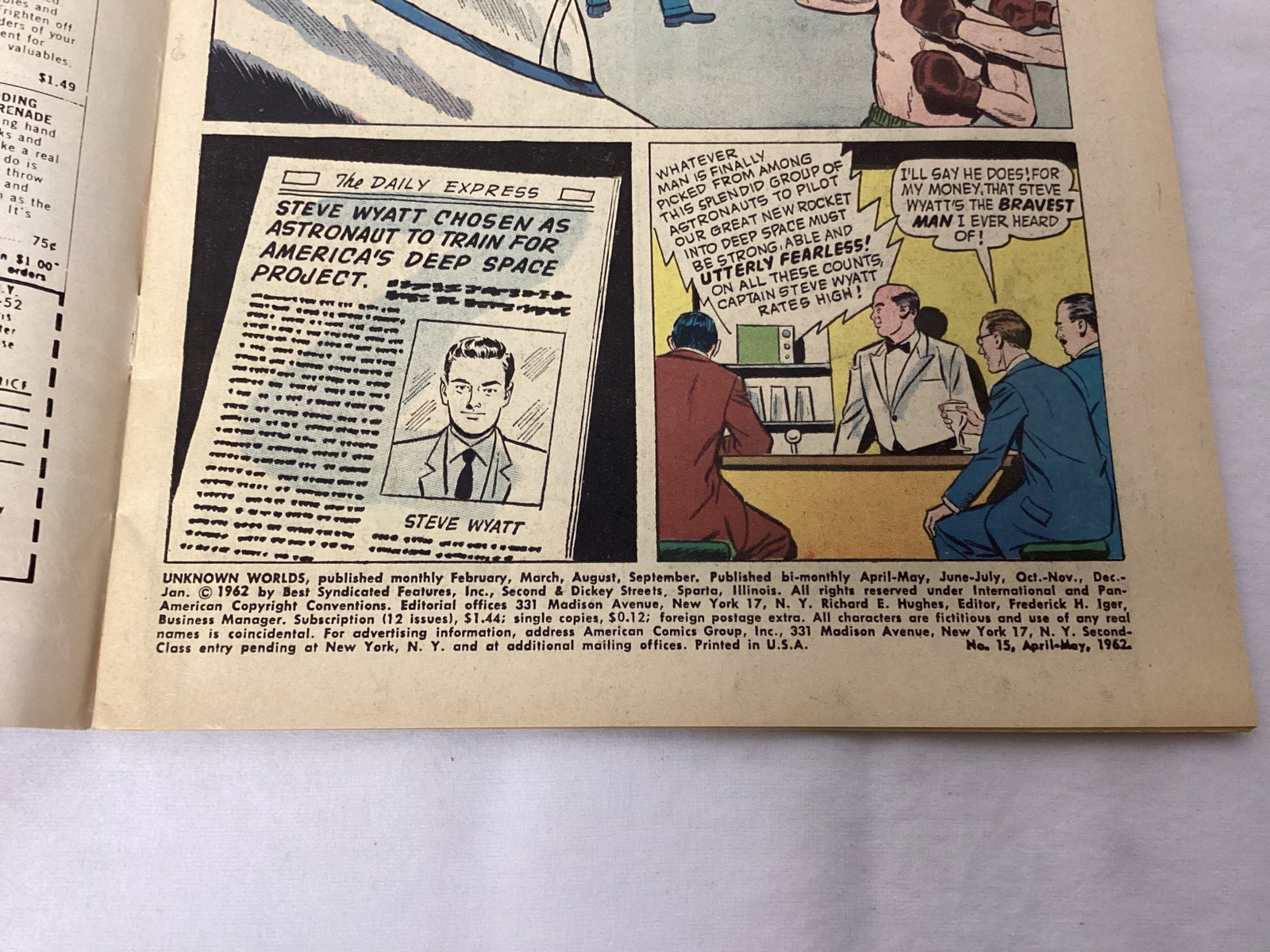 Unknown Worlds 15 ACG Comic Book - 7
