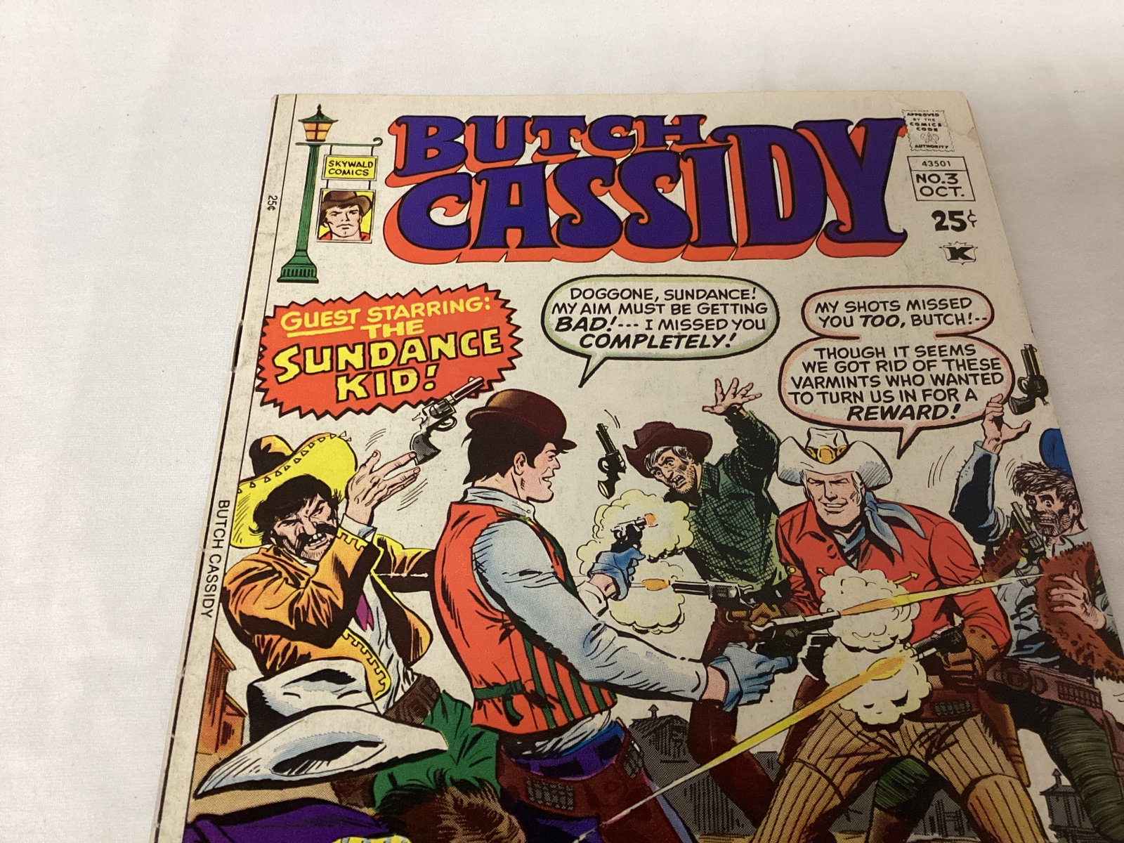 Butch Cassidy 3 Skywald Comic Book - 2