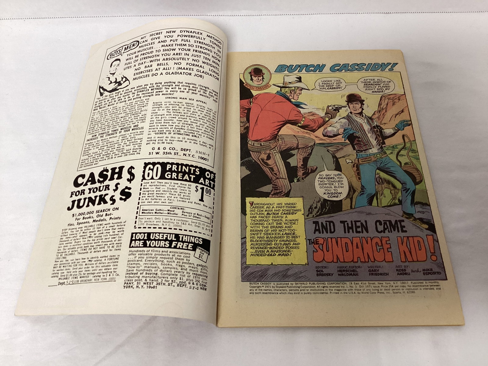 Butch Cassidy 3 Skywald Comic Book - 6