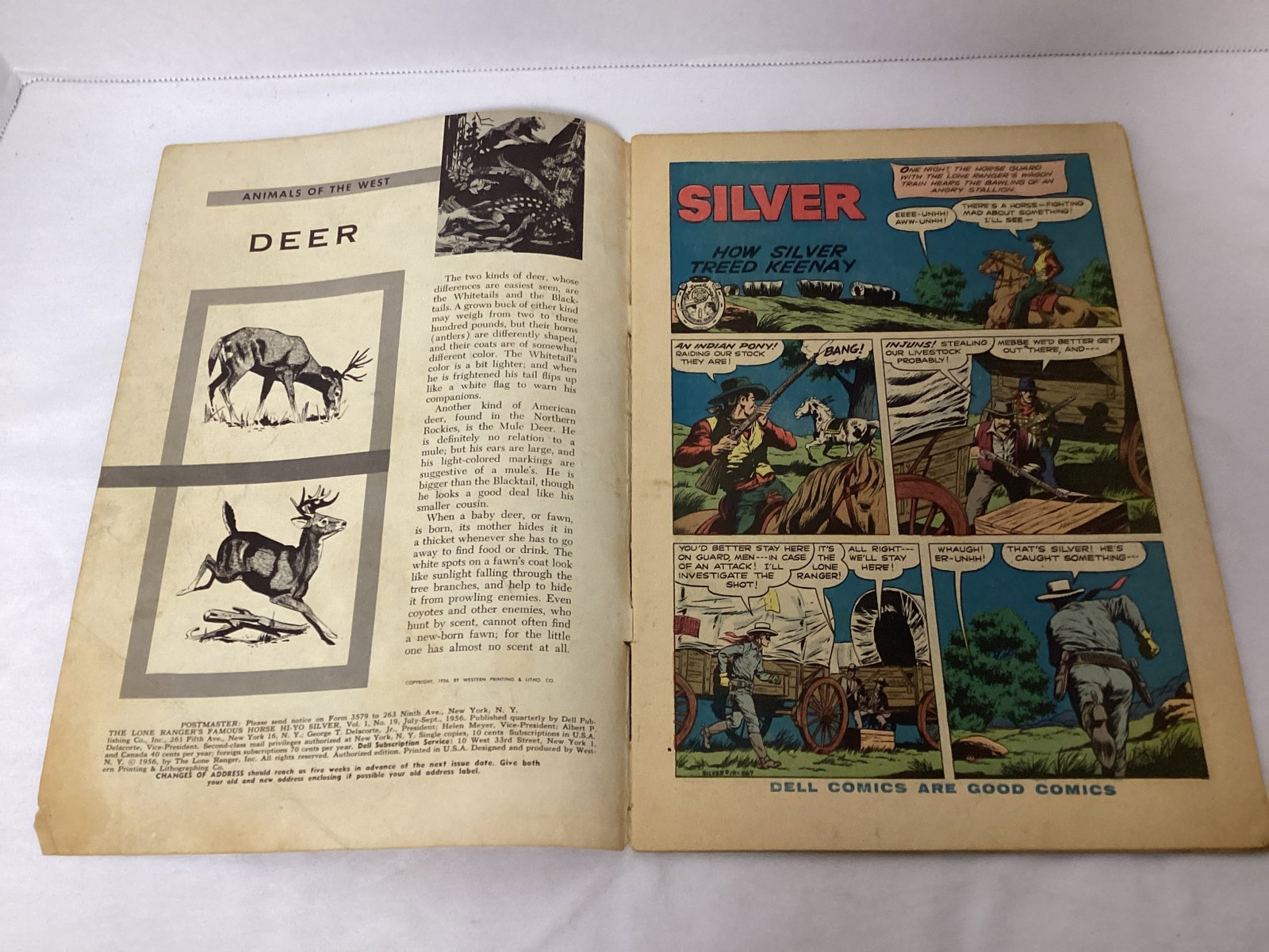 Hi-Yo Silver 19 Dell Lone Ranger Western Comic Book - 6