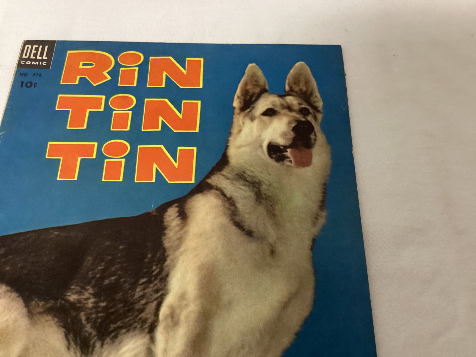 Four Color 476 Dell Rin Tin Tin Comic Book - 3